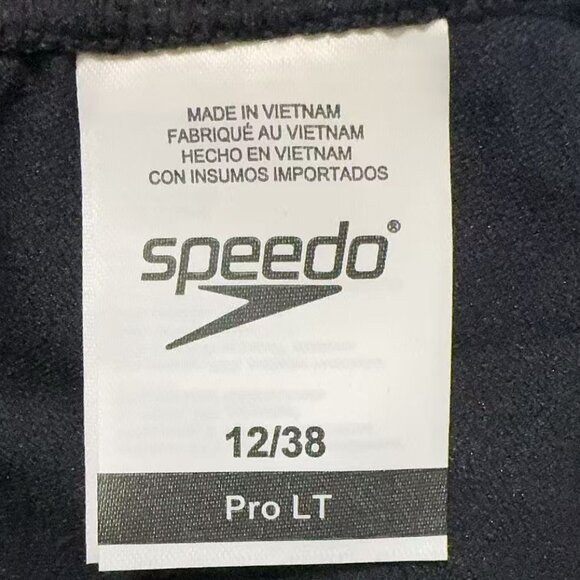 Speedo Women's Solid Super Proback Onepiece - ProLT Black 12/38 - Picture 7 of 7